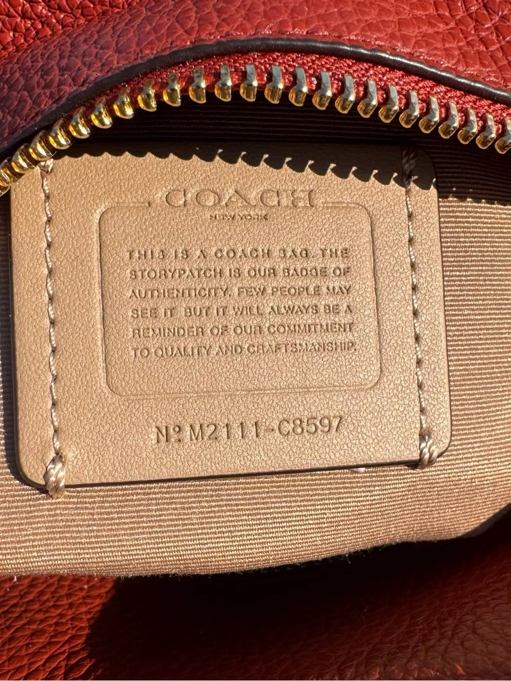 Coach Lane Bucket Tan Signature Canvas Satchel with Leather Trim
